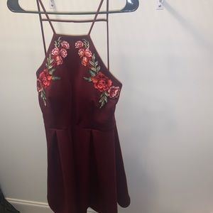Burgundy Dress